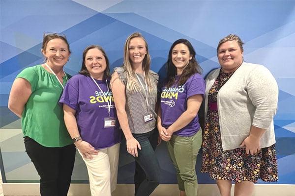 Image of Florida Connections Academy staff and teachers at Florida State Testing 2023.